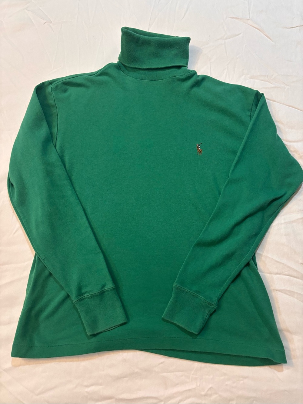 Vintage Ralph Lauren Emerald Green Turtleneck Sweater